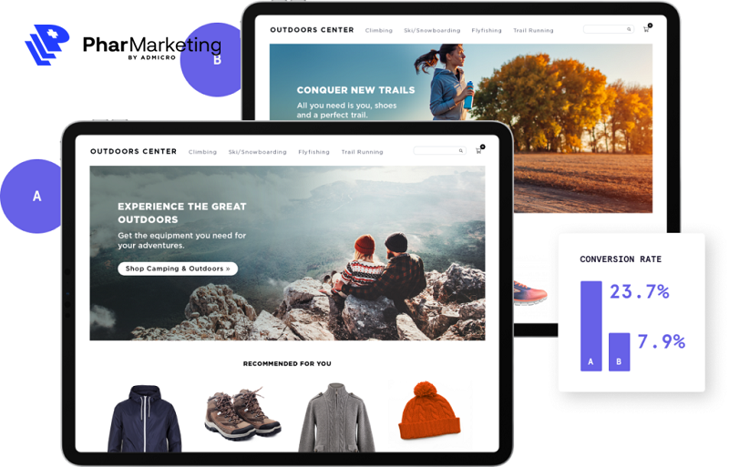 A/B testing là phương pháp kiểm thử 2 phiên bản giao diện để chọn ra phiên bản tốt nhất cho trải nghiệm khách hàng